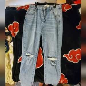 Cotton:On straight leg ripped jeans